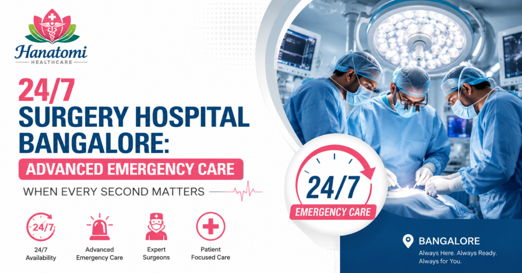 24/7 surgery hospital Bangalore